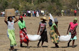 Zimbabwe steps up food aid distribution amid drought Food aid Zimbabwe