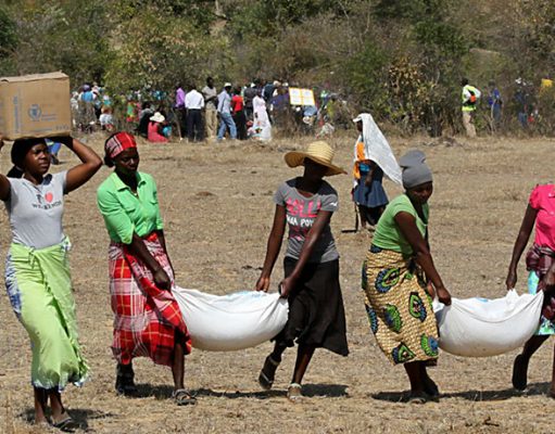 Zimbabwe steps up food aid distribution amid drought Food aid Zimbabwe