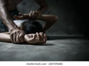 Man leaves wife being raped The man ran away to save his life leaving his 34-year-old wife being raped at a bush along a dust road near Stopover Shopping Centre