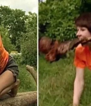 I was raised by stray dogs since I was 3 — they taught me to bark and walk on all fours